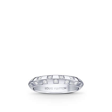 anello lv donna con logo